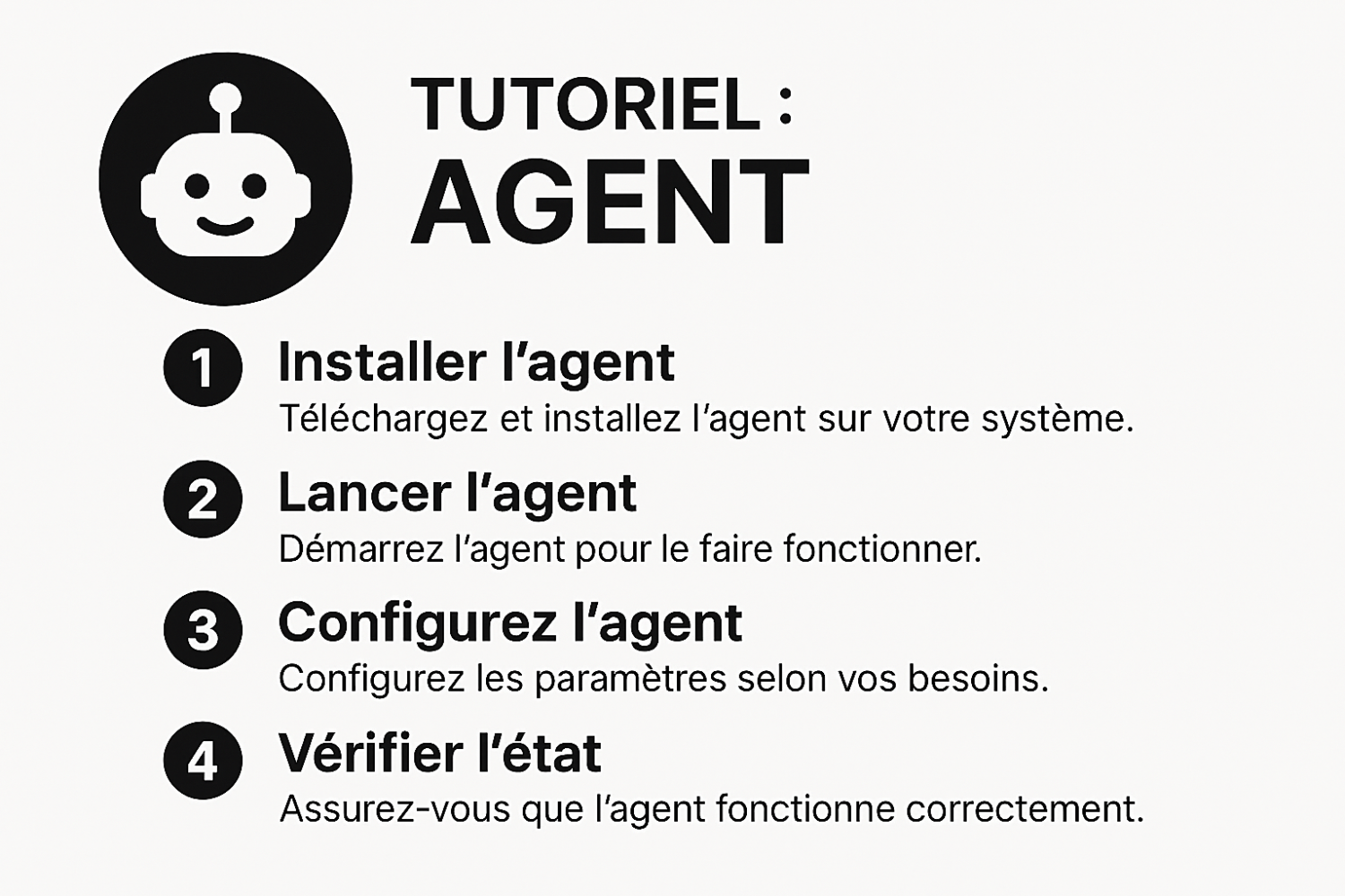 Tutoriel Agent Débutant