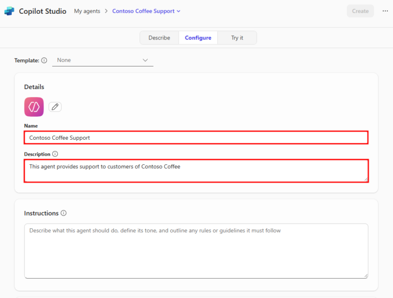 Create Custom Agents in Microsoft Copilot Studio – Tech Hub
