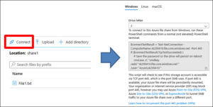 Configure Connectivity to Azure Files – Tech Hub